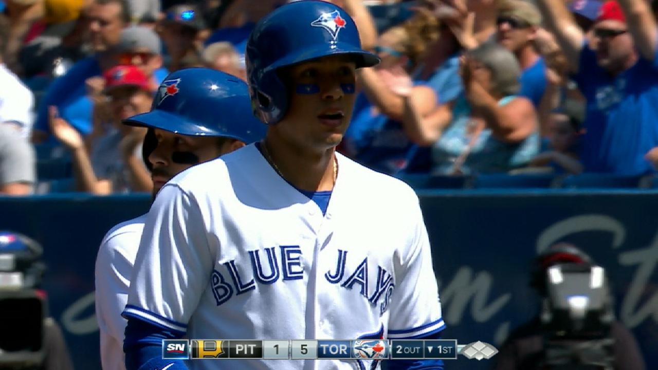 Goins steals home