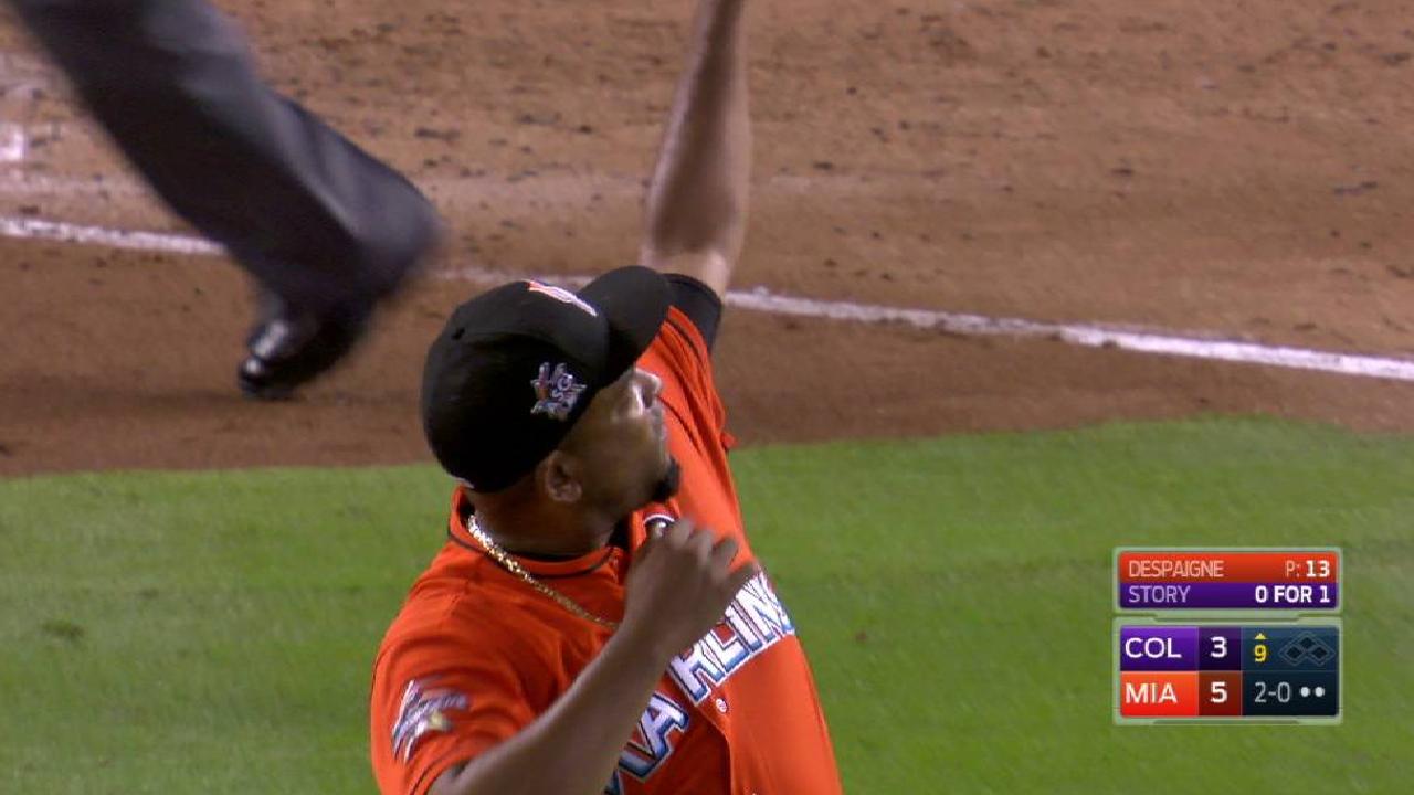 Despaigne earns first MLB save