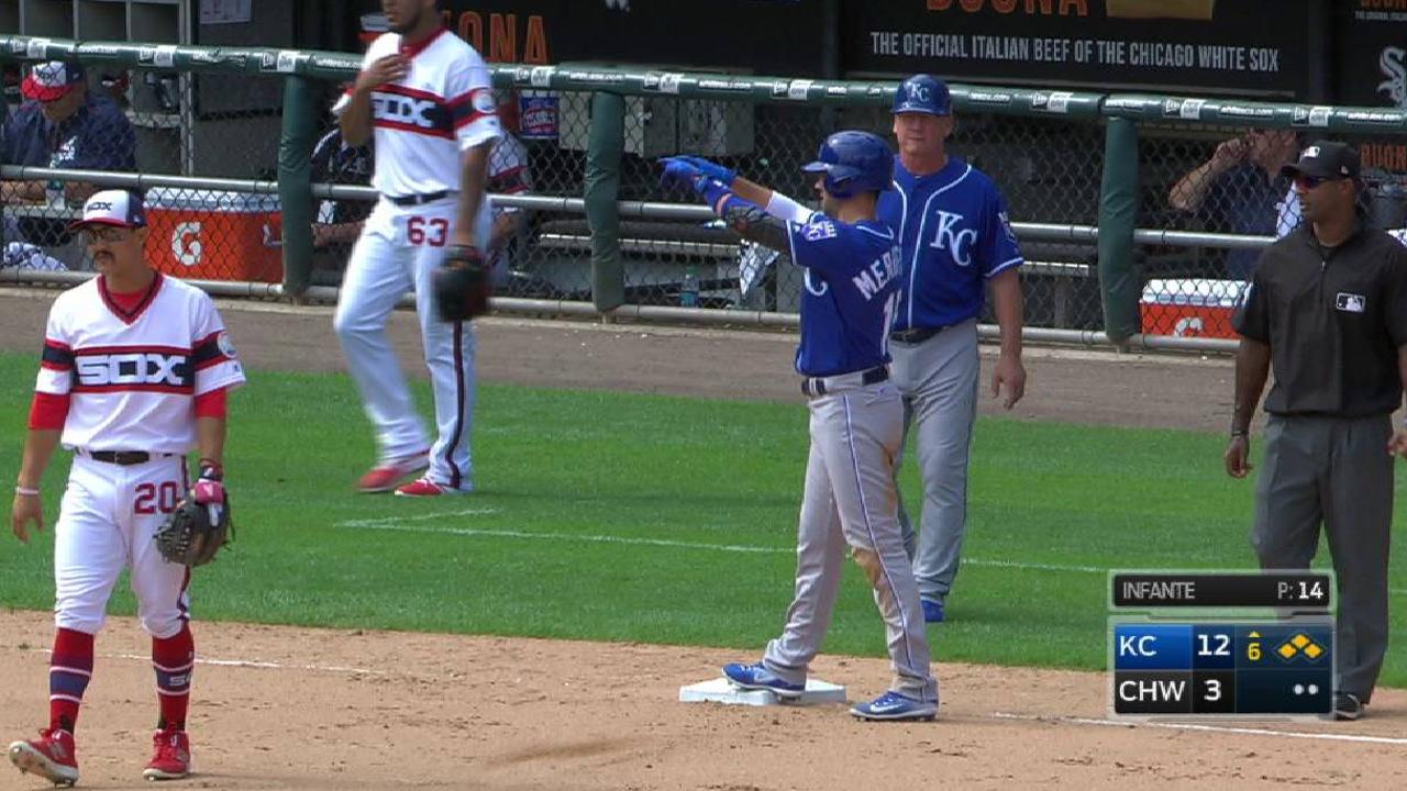 Merrifield's two-run triple
