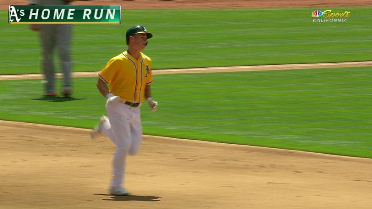Chapman's three-run homer
