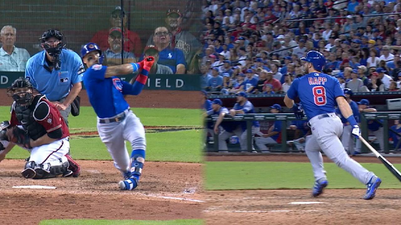 Cubs thump D-backs, back atop Central alone