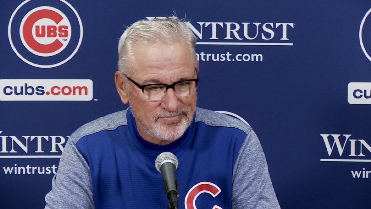 Maddon on defensive strategy
