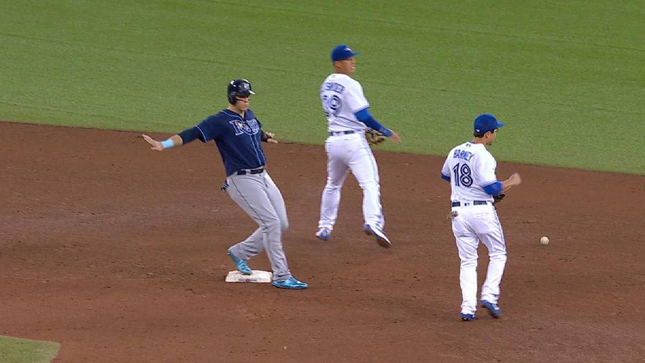 Morrison safe at second