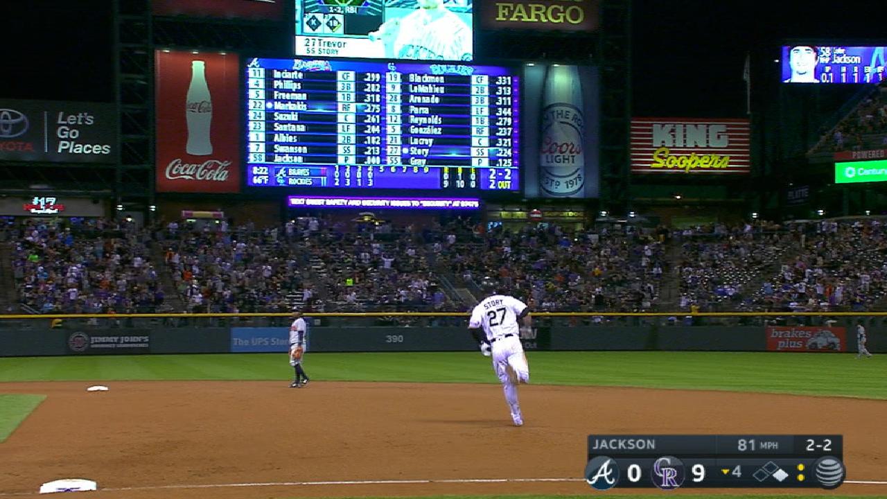 Story y Rockies explotaron en paliza sobre Bravos