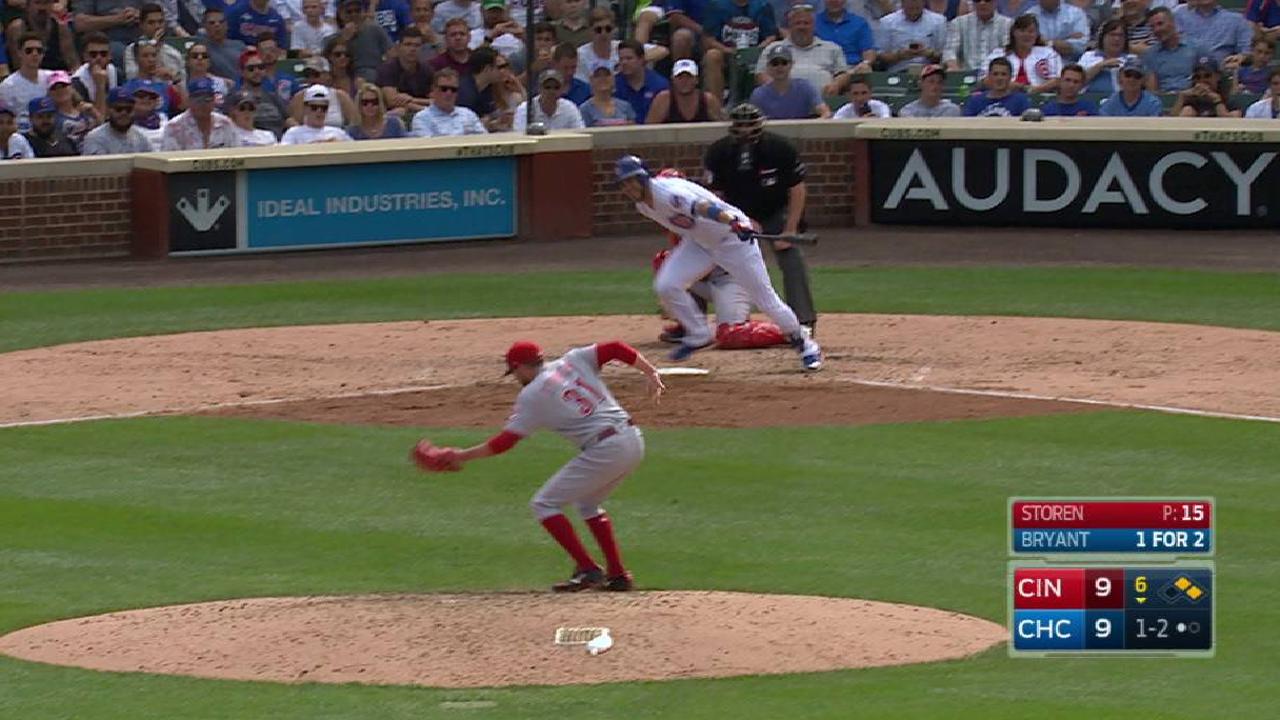 Storen converts a double play
