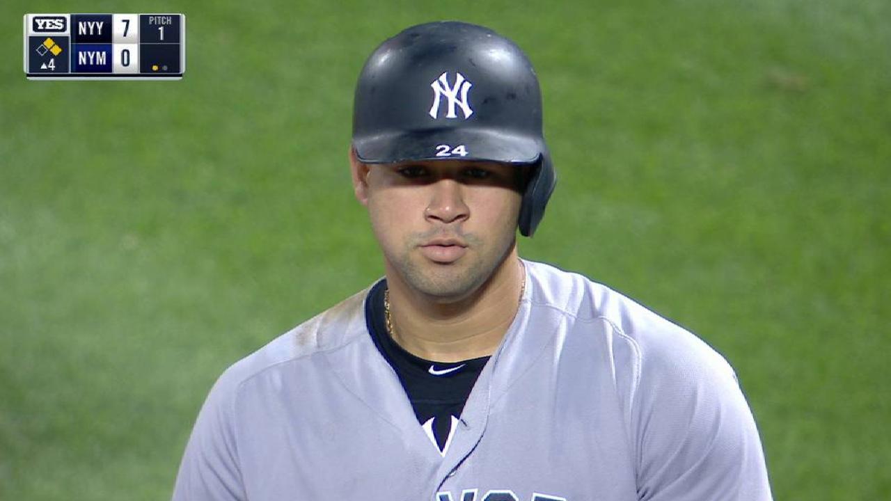 Sanchez's two-run single