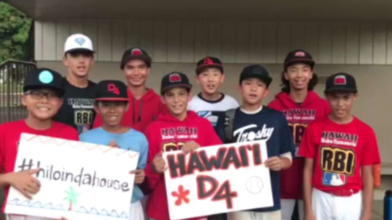 Little Leaguers wish Wong luck