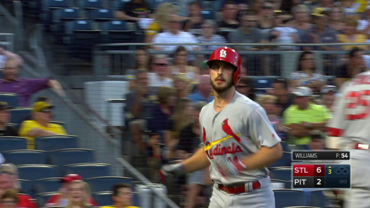 DeJong's homer to center field