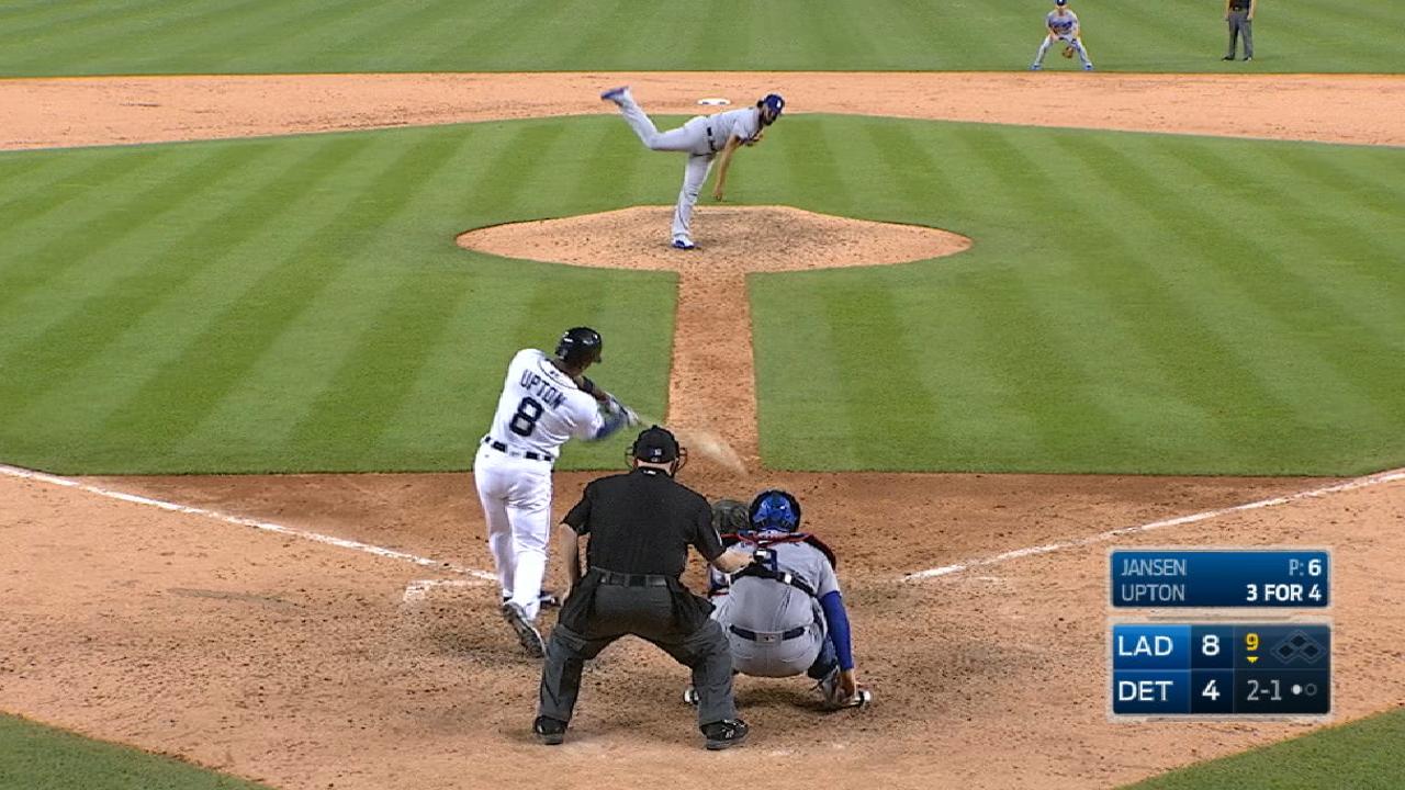 Upton's four-hit, two-homer game