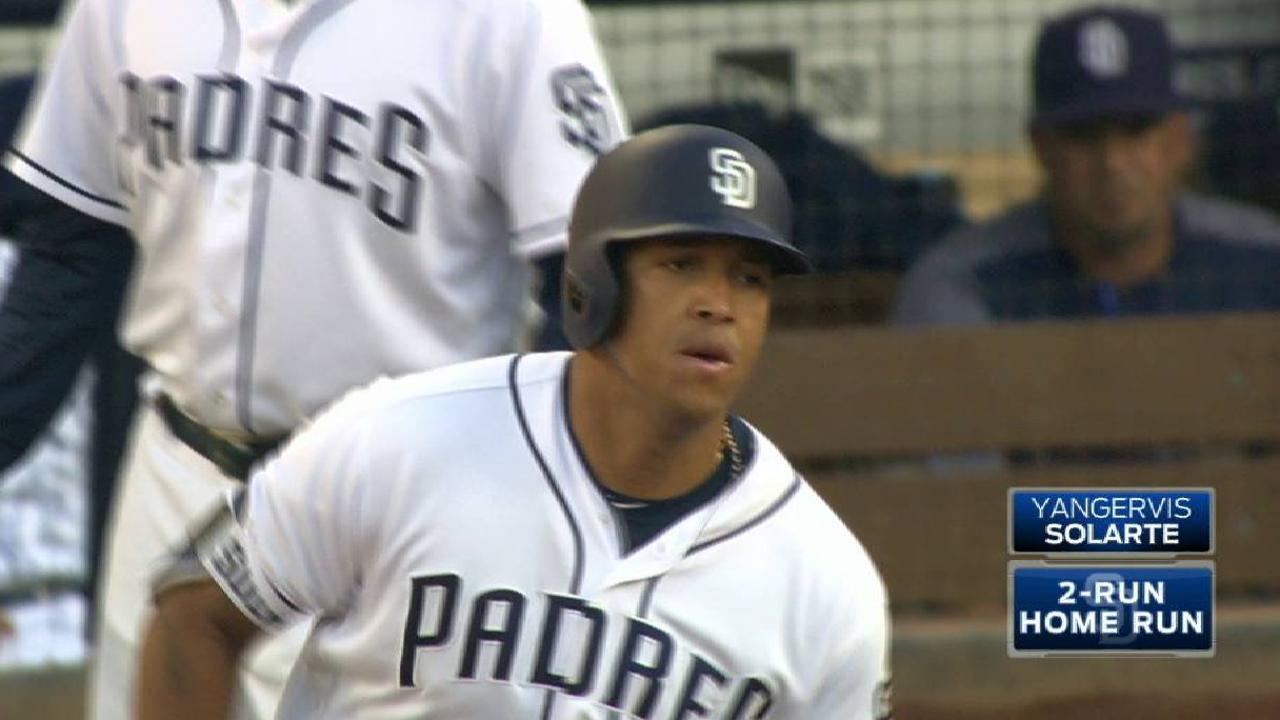 Solarte dio jonrón decisivo en la victoria de Padres sobre Nacionales