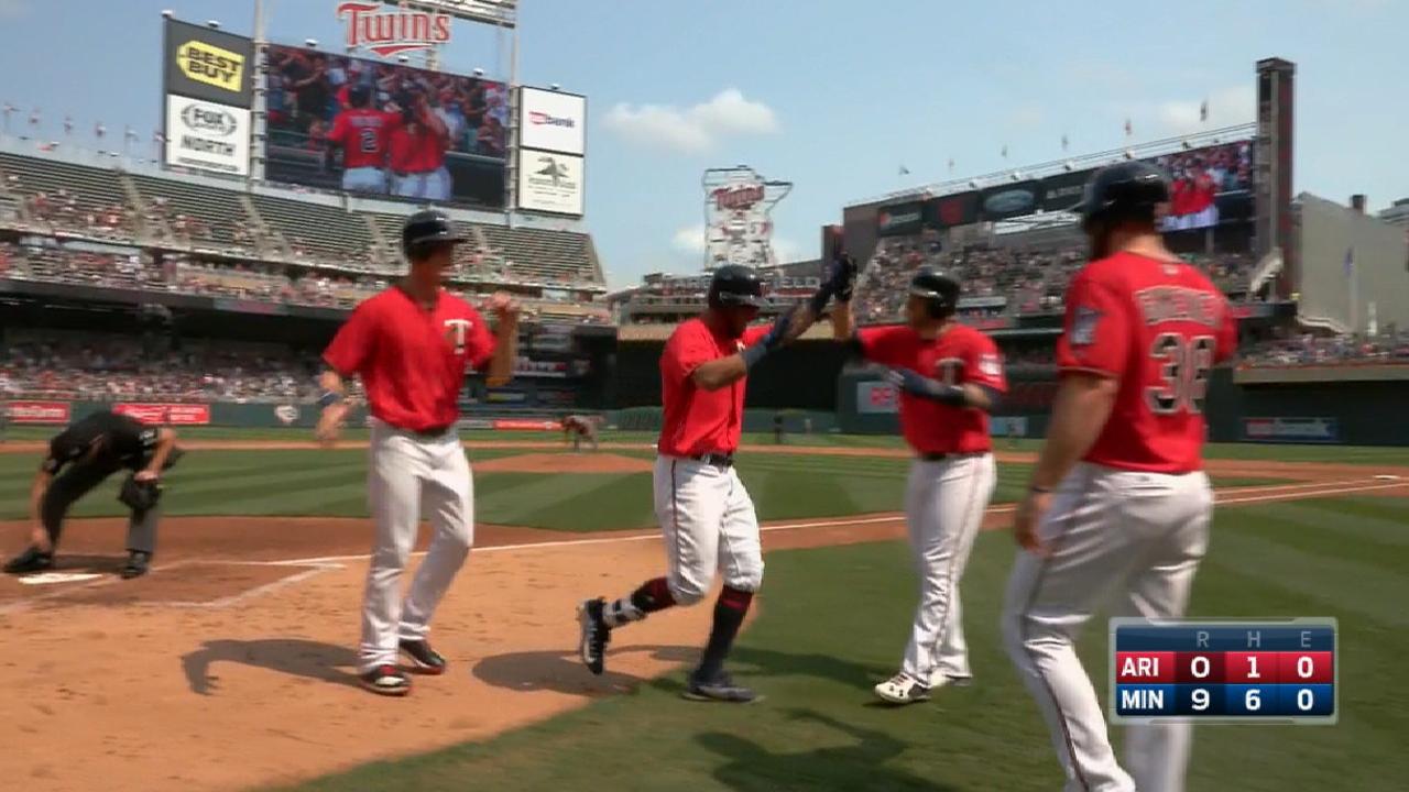 Twins score nine to open game