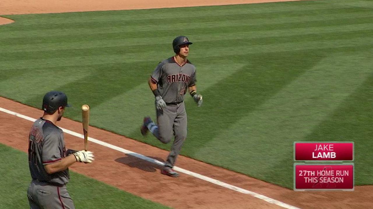 Lamb's solo home run