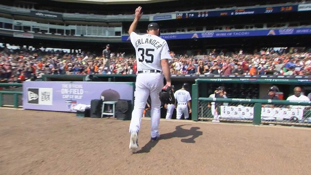 Verlander spins gem as Tigers cool off Dodgers