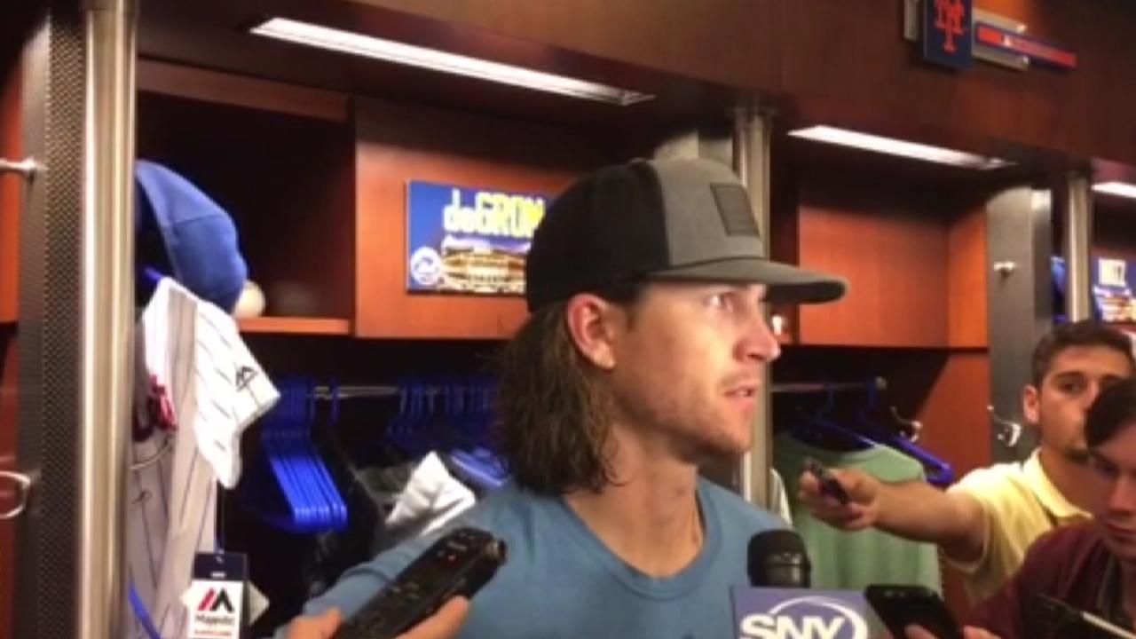 deGrom, Rosario on misplay