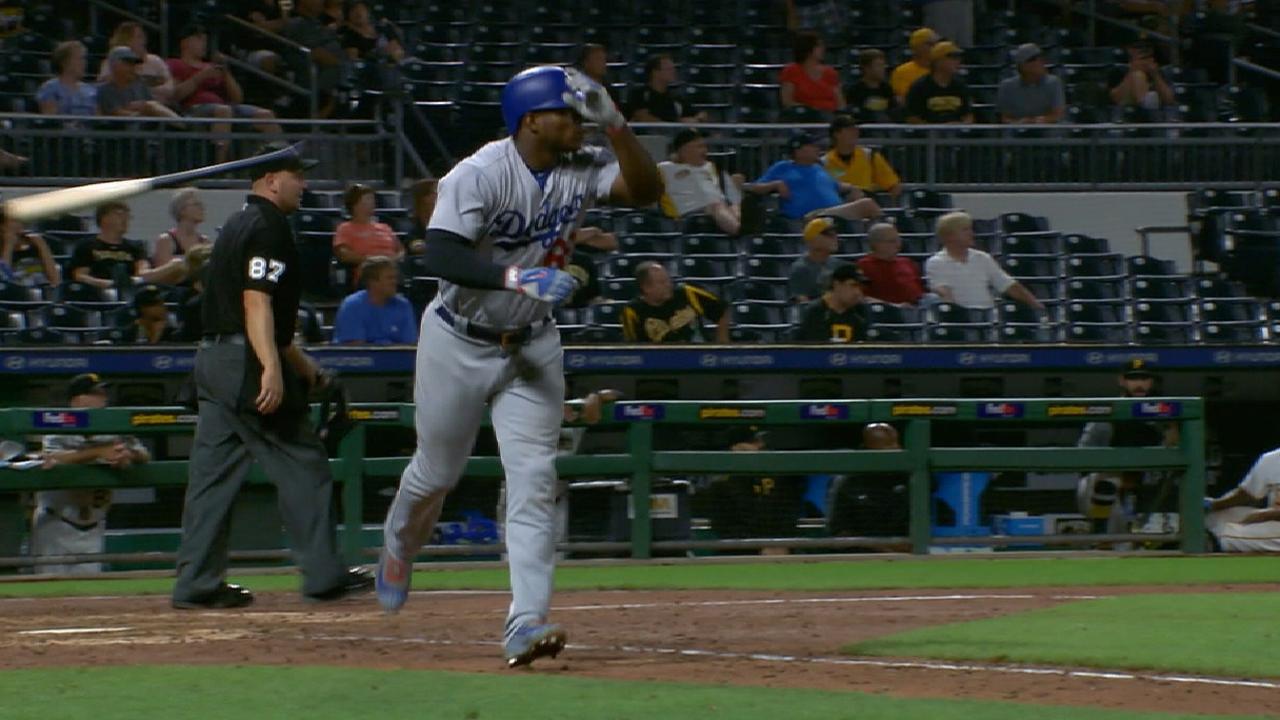 Dodgers stop Bucs with Puig's homer in 12th