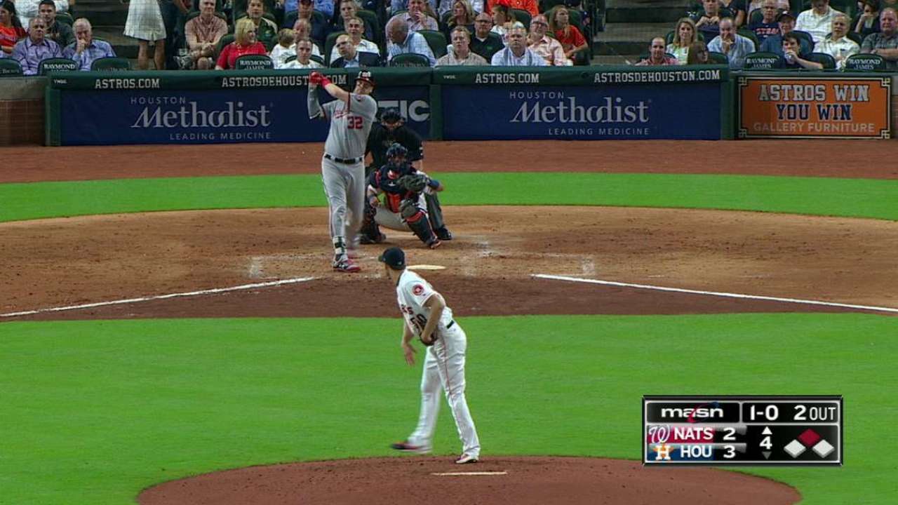 Jonrón de Wieters impulsó a Nacionales sobre Astros