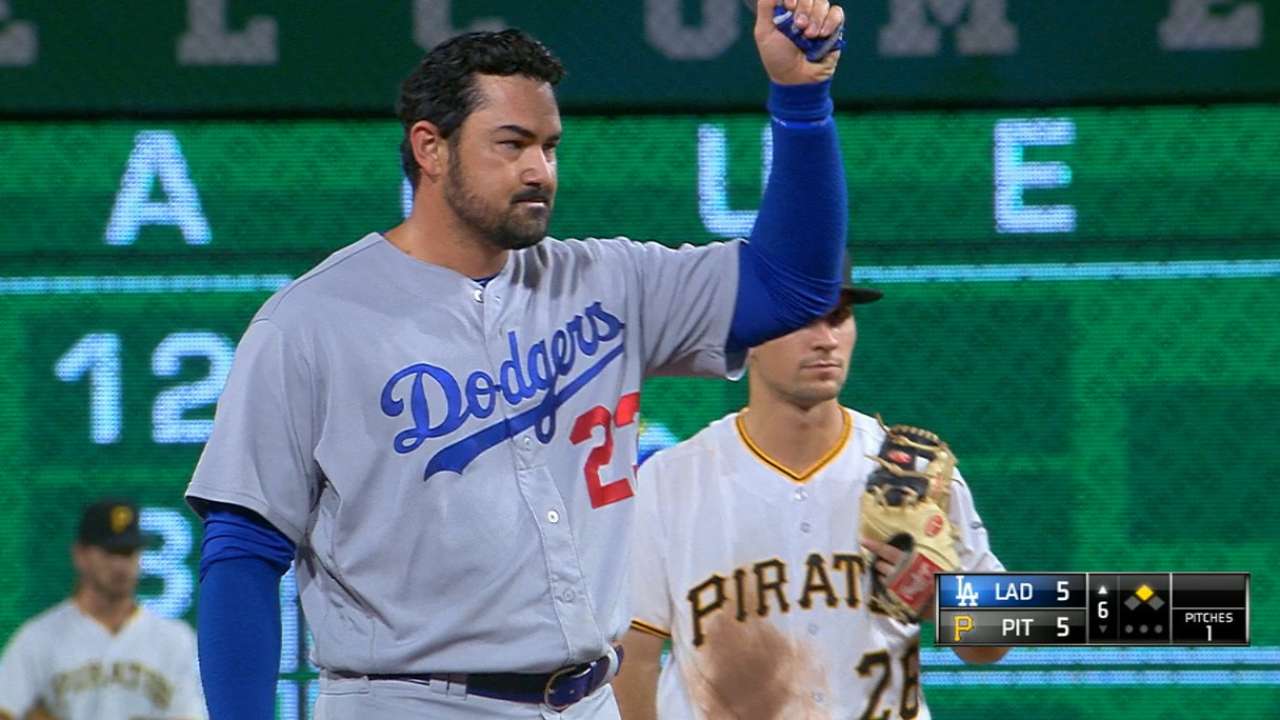 Image result for Video: Adrian Gonzalez doubles for his 2,000th career hit