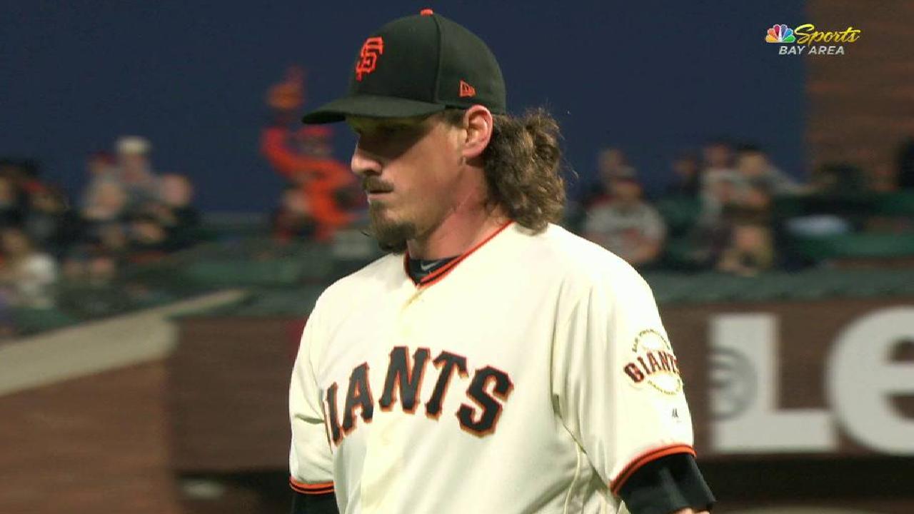 Samardzija strands runner