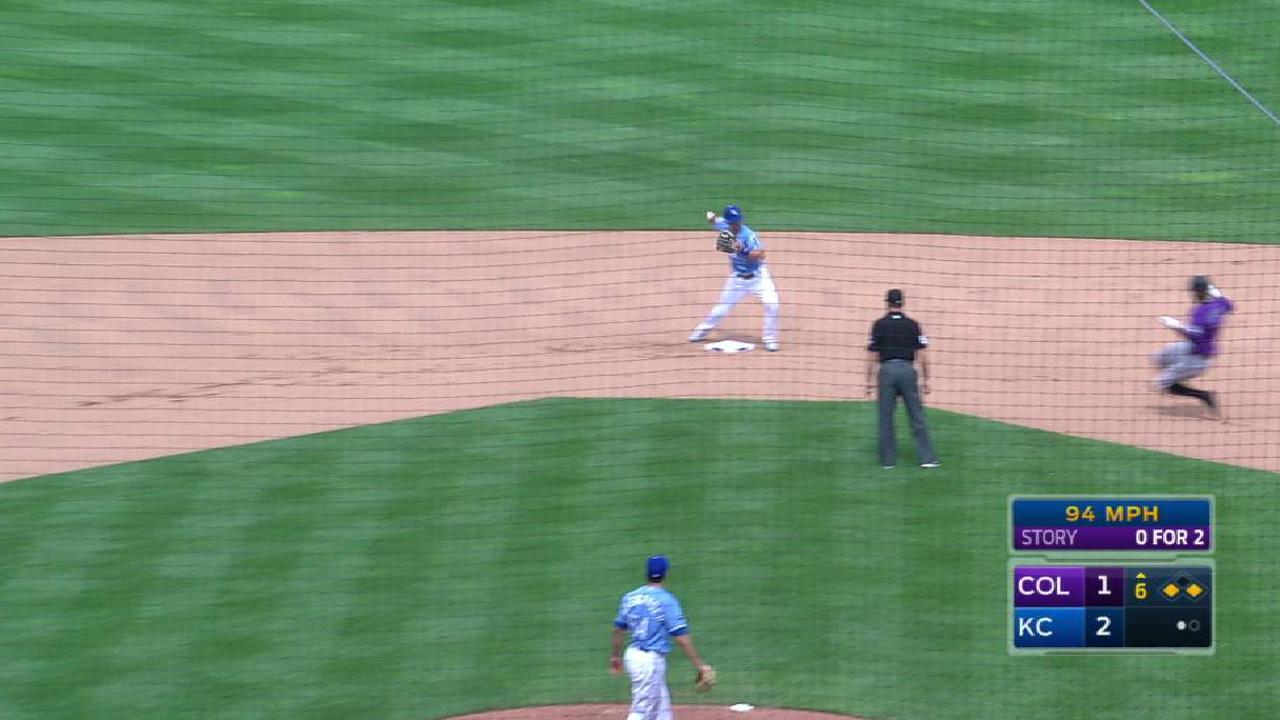 Escobar, Merrifield turn two