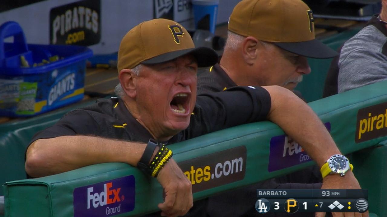 Hurdle ejected in the 7th