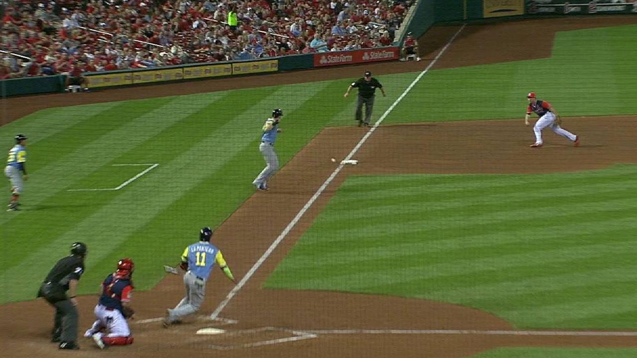 Hechavarria's two-run double