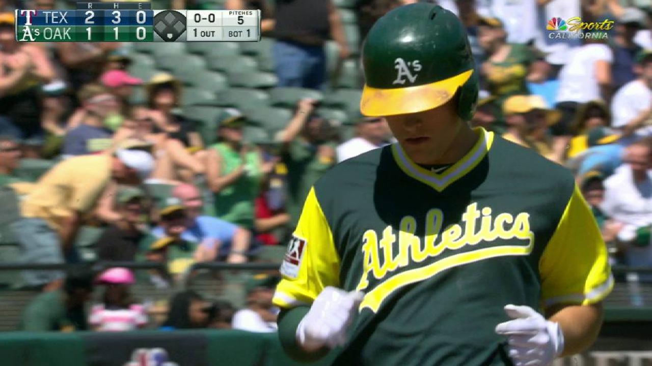 A's 'Chi' homers twice to back 'Da Kid' in win