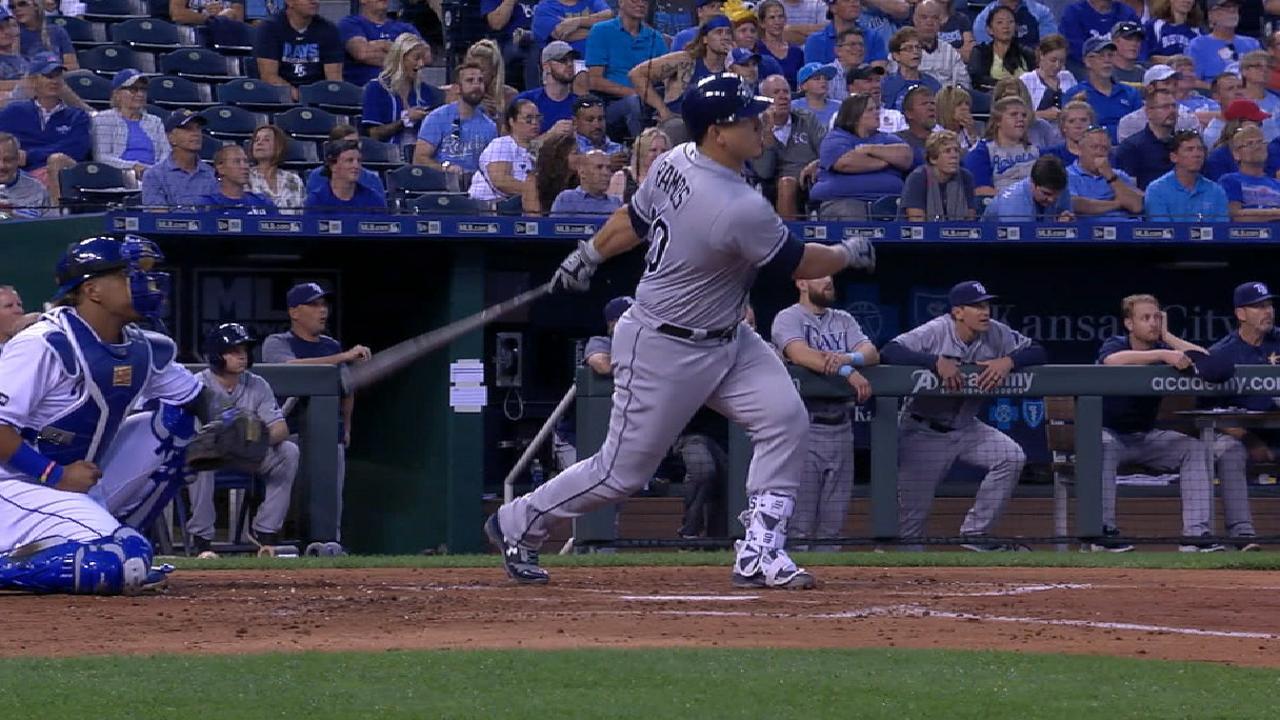 Rays ride 6-run 3rd to pass KC in WC chase