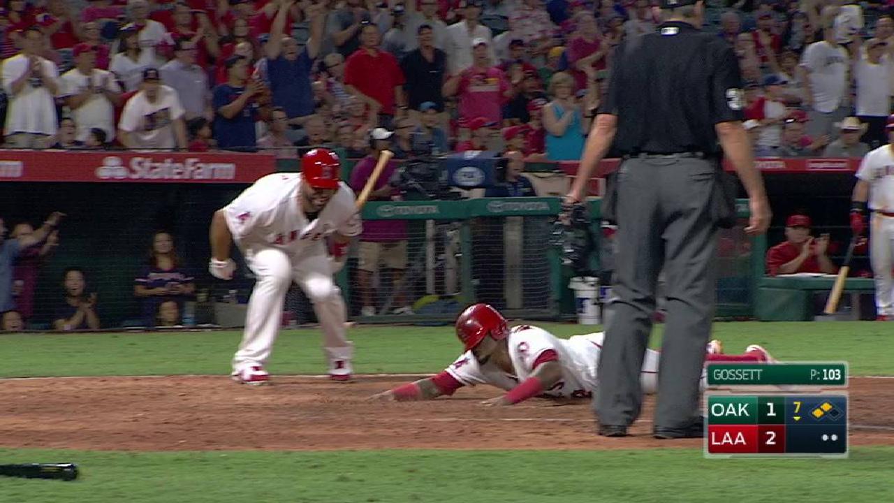 Sin Mike Trout, Angelinos doblegaron a los Atléticos