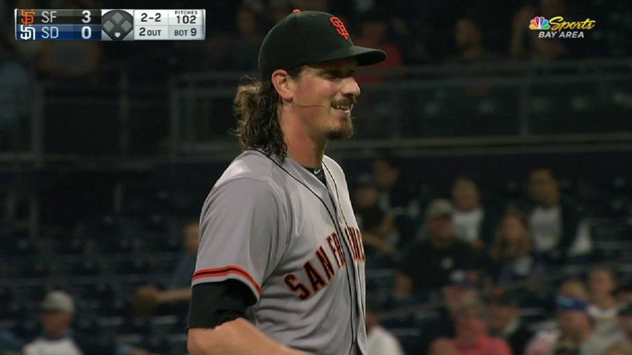 Samardzija lanza la ruta y Gigantes blanquean a Padres en S.D.