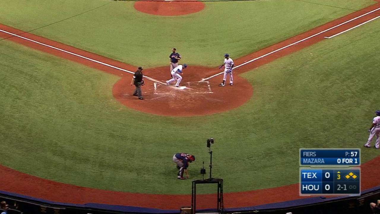Rangers open scoring in the 3rd