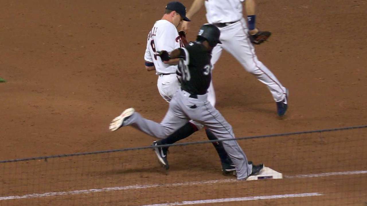 Mauer nabs Hanson after review