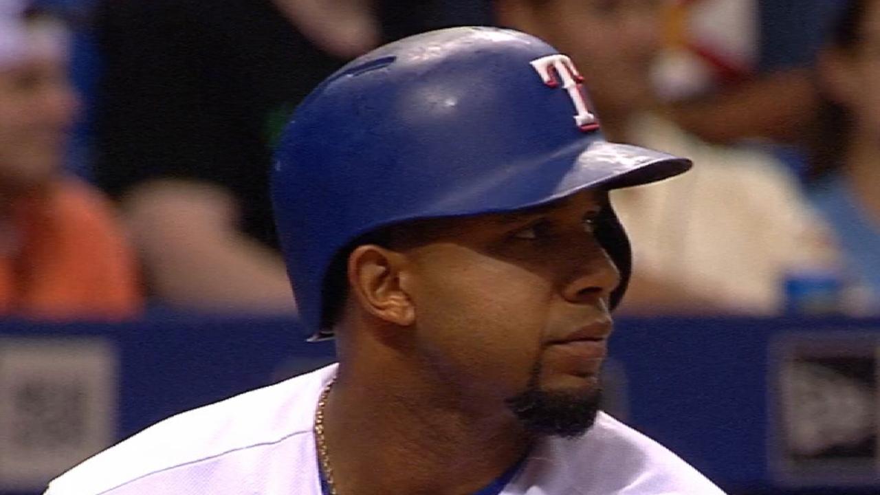 Andrus' four-hit night