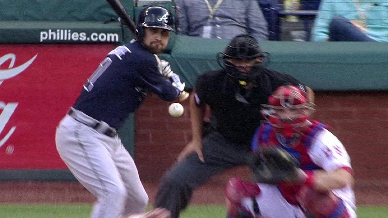 Inciarte pega 8 hits y Bravos barren doble juego vs. Filis
