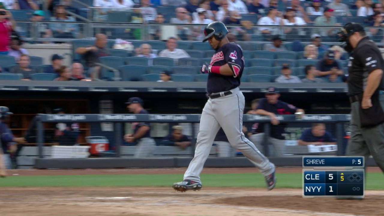 Con poder, Indios barren doble juego vs. Yankees e hilan 7ma victoria