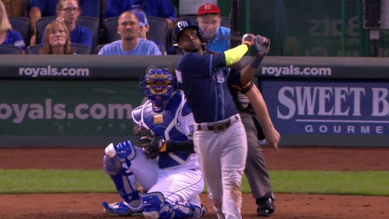 Rays se llevan el juego y la serie en Kansas City con tres jonrones