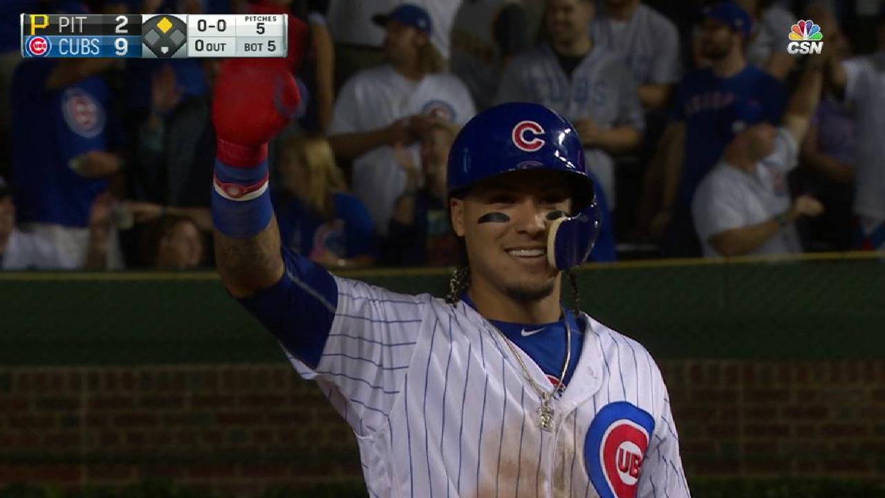 Baez's two-run double