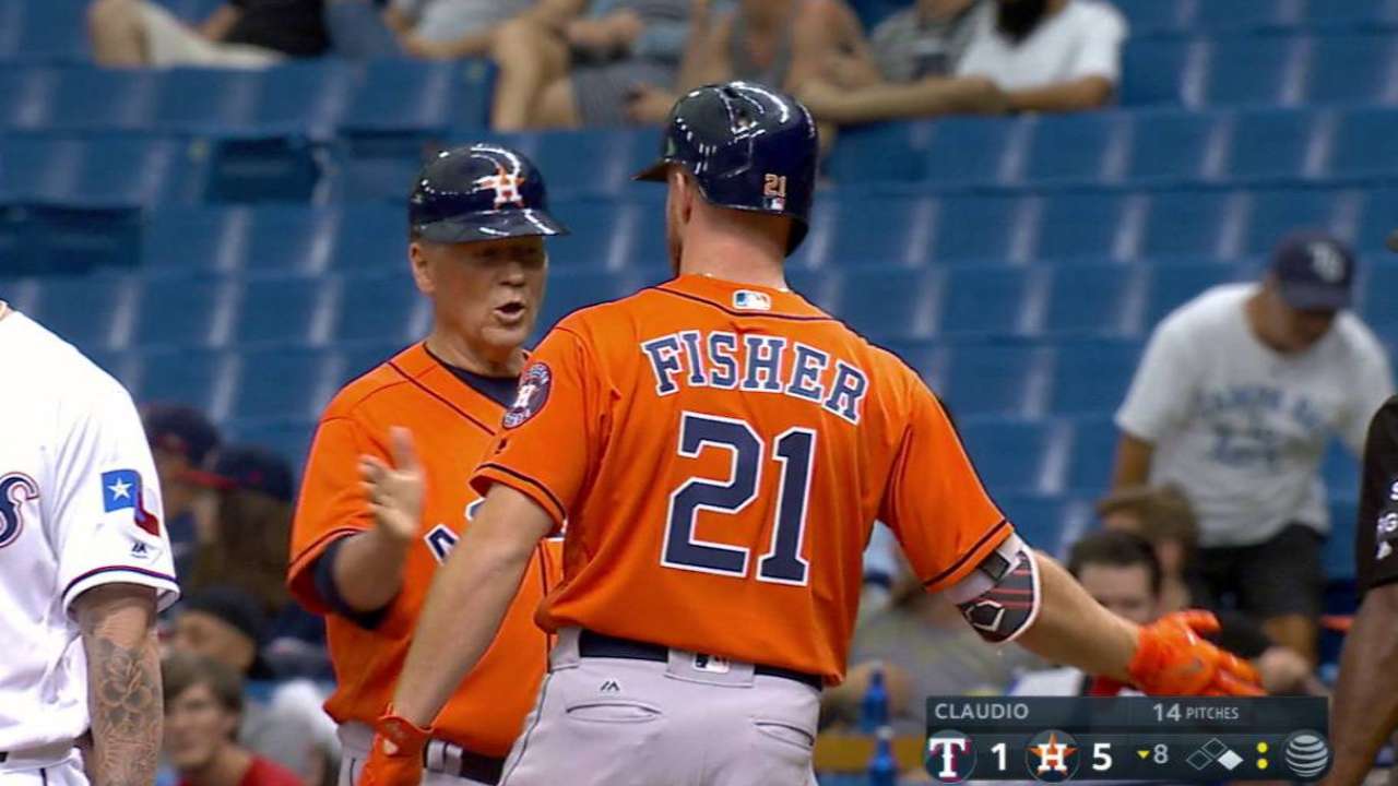 Fisher's two-run single
