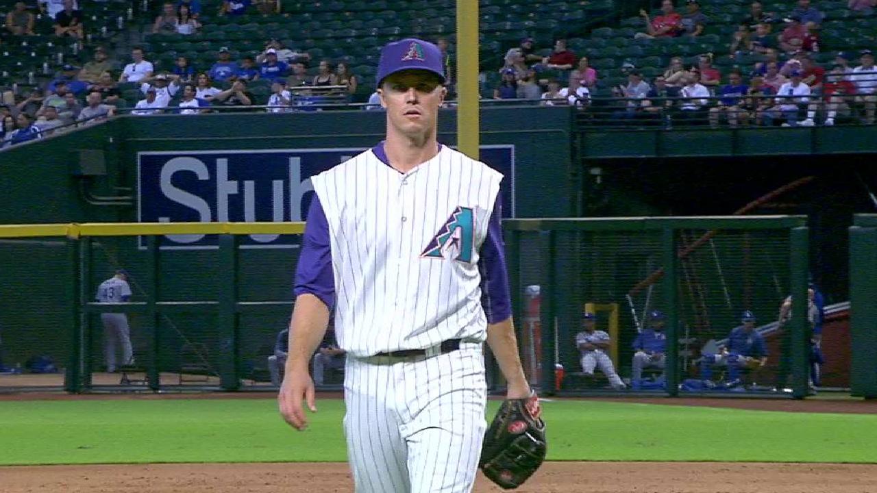 Greinke K's Puig to end frame
