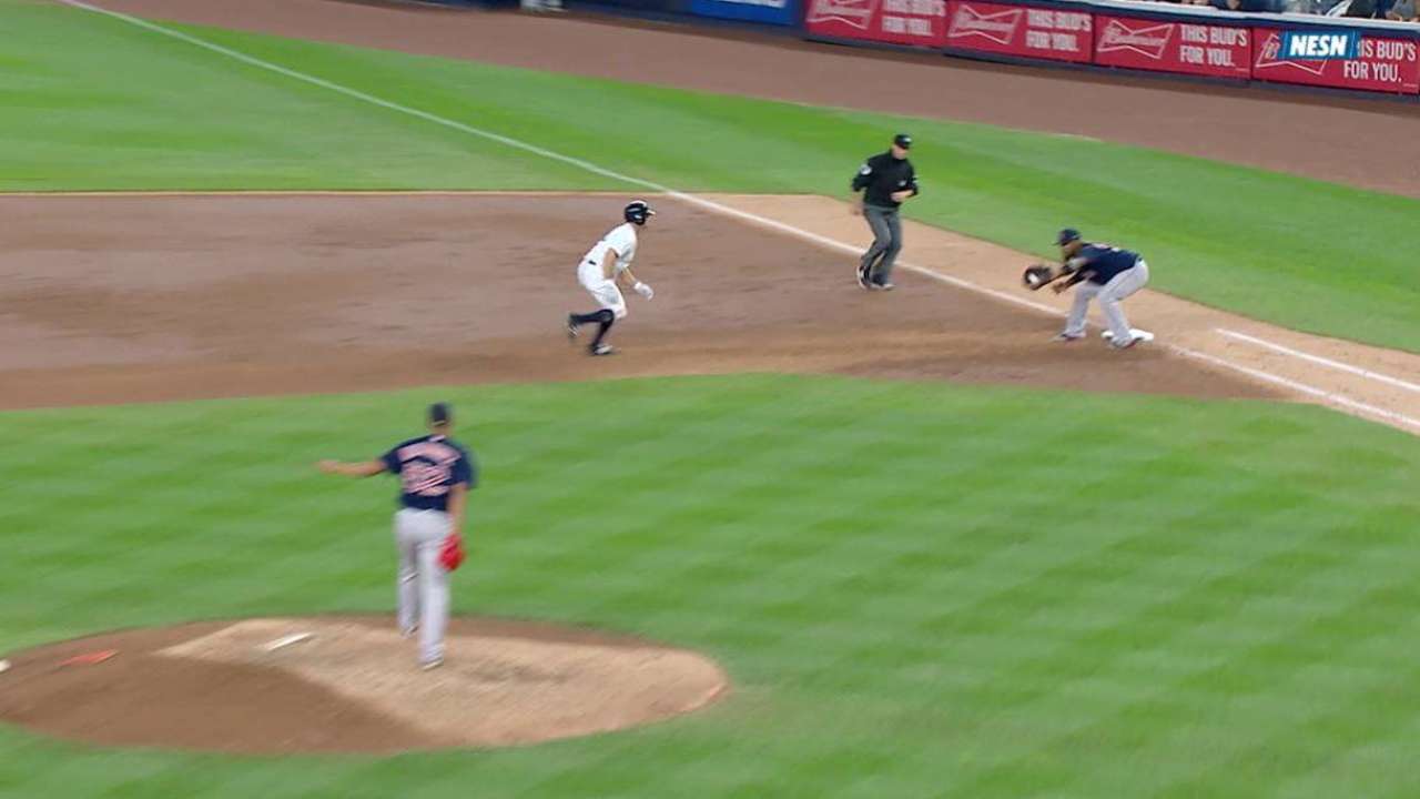 Rodriguez turns 1-3 double play