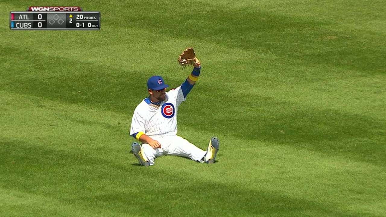 Schwarber's diving catch