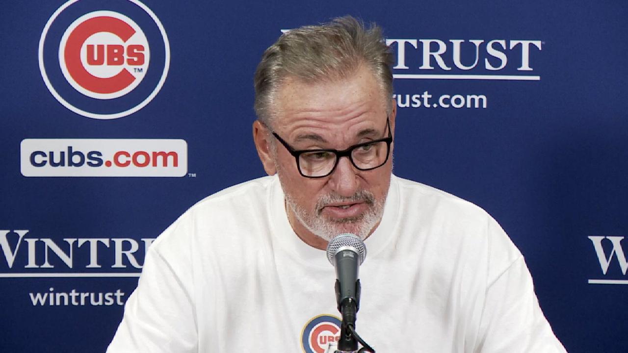 Maddon on Baez's run, win