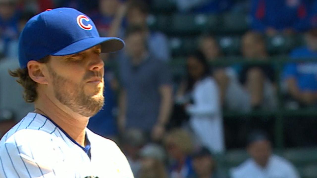 Lackey's dominant start