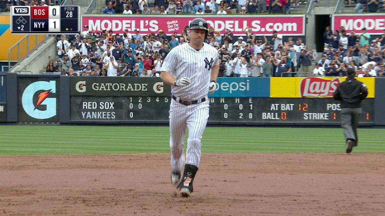 Headley's solo dinger in the 2nd