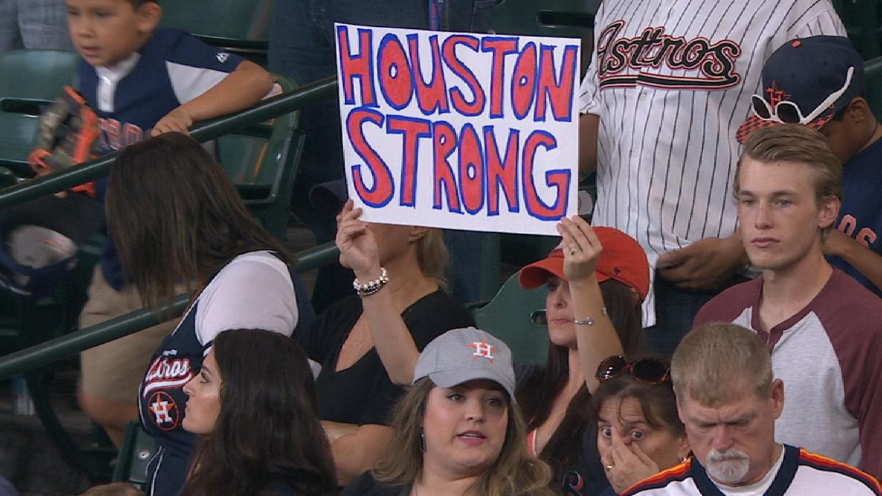 Astros return to Houston
