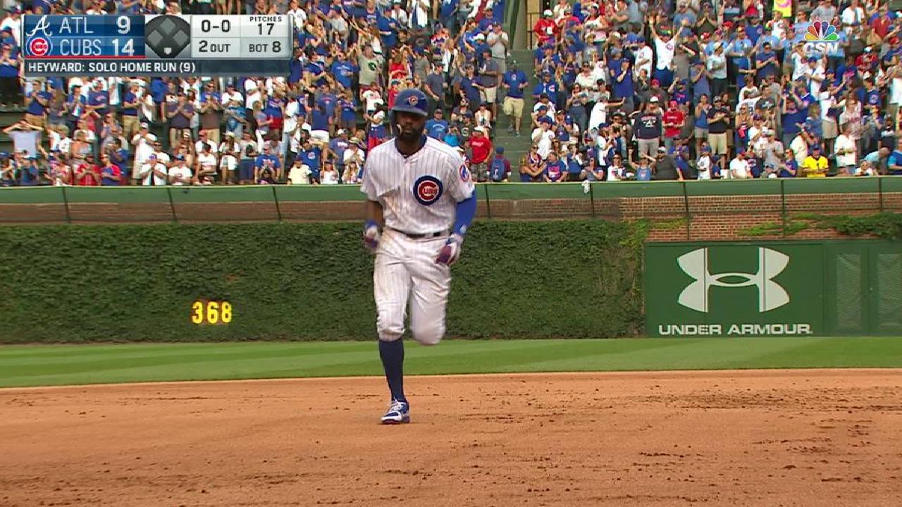 Heyward's solo home run
