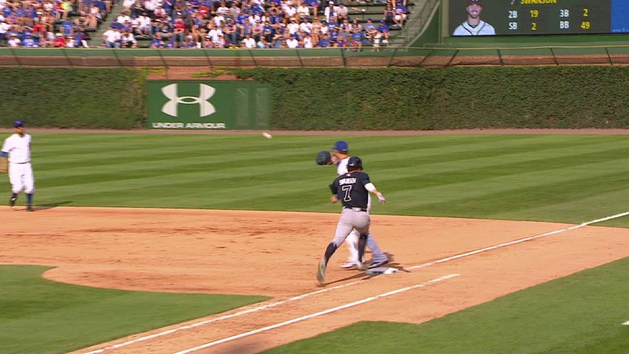Swanson's single after review