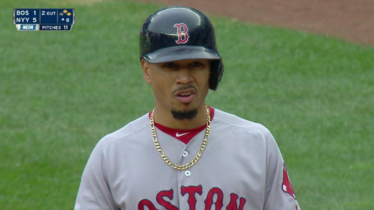 Betts' infield single