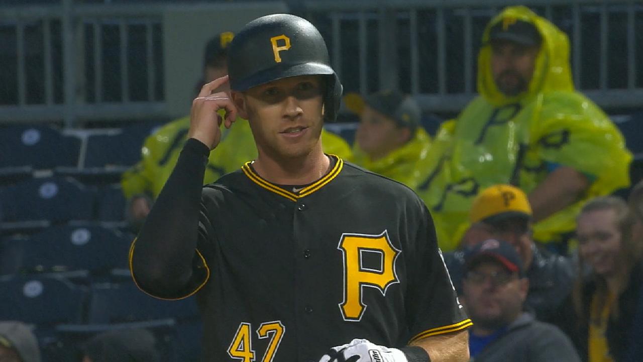 Luplow's first career hit