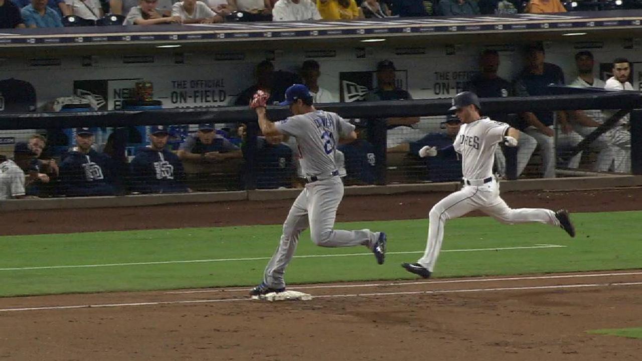 Spangenberg's infield single