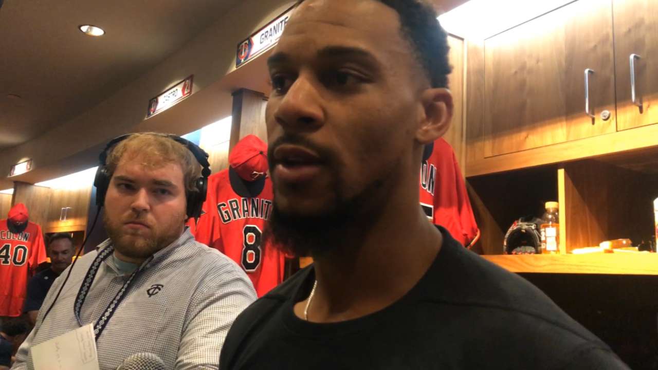 Buxton on his three hit game